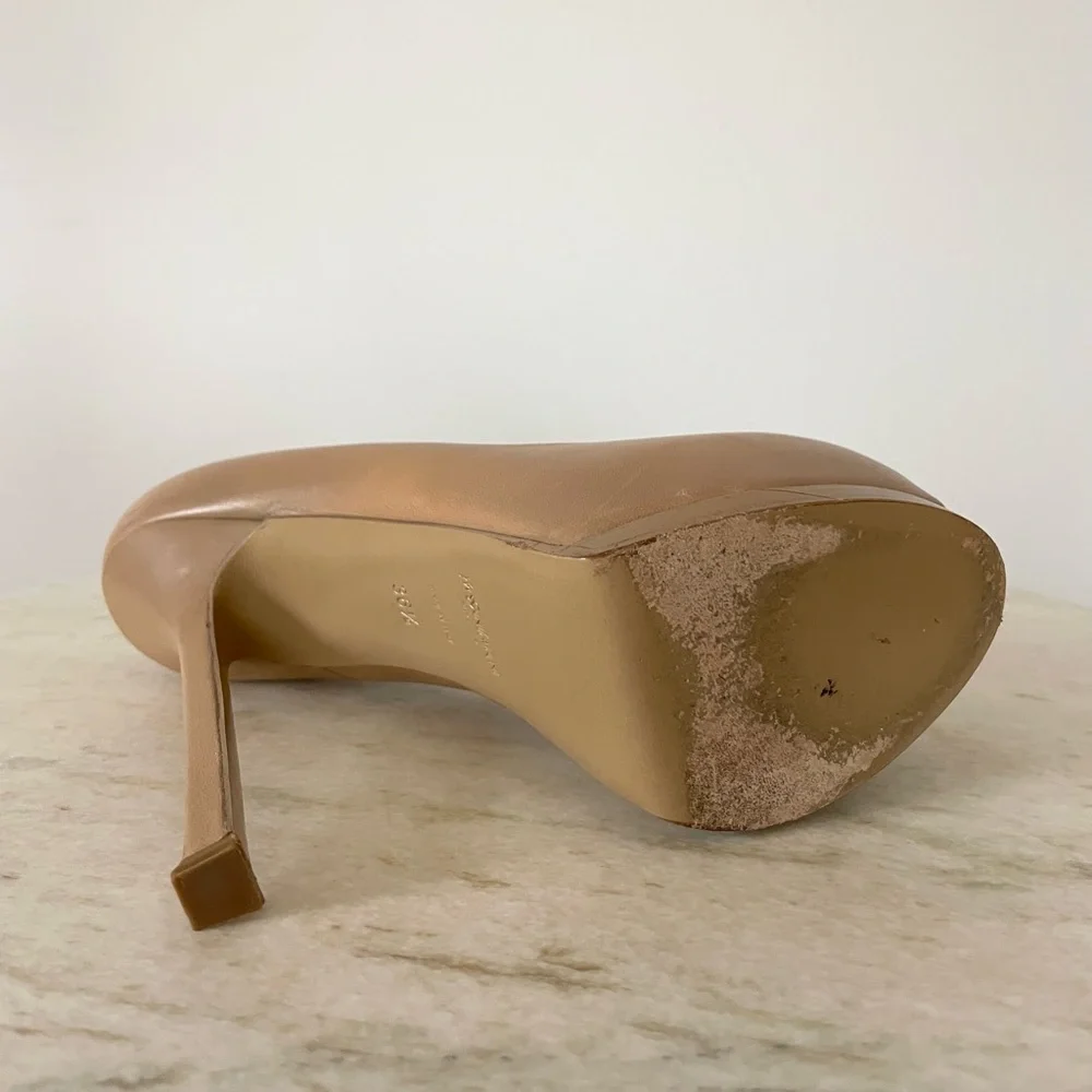YSL Tribtoo 105 Pump, Nude, Size 36.5 *AUTHENTIC* - Picture 8 of 14